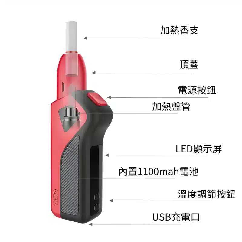 NOSSMOKE NOS 加熱煙機功能